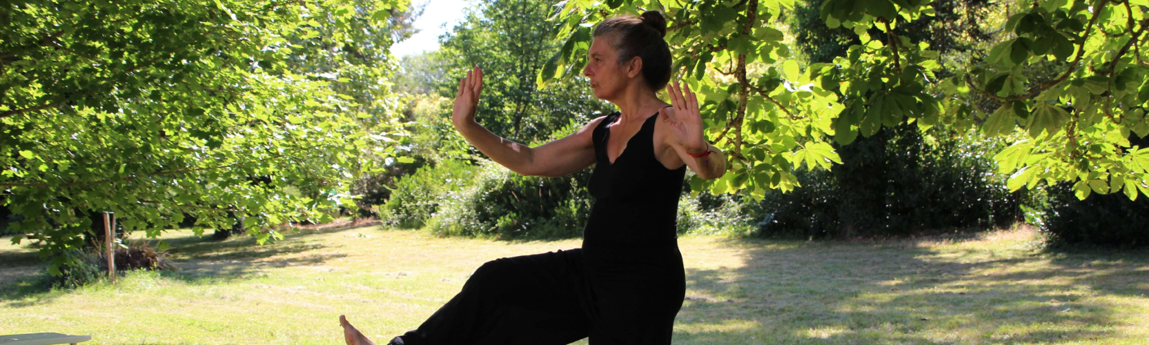 Yoga in the park